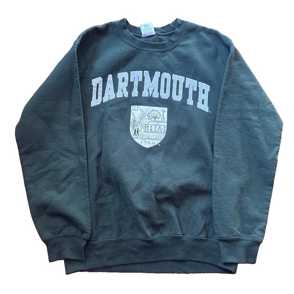 Dartmouth College Crewneck Sweatshirt Size Small Green Y2K